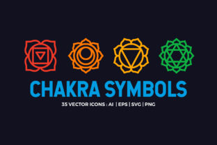 Download Chakra Symbols Set Spiritual Vector - Chakra Collection