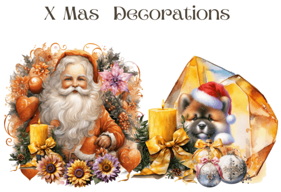 Download Xmas Decoration Clipart No 9 - Art Collection