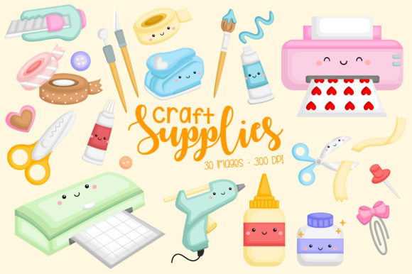 Download Craft Supplies Clipart - Hobby Clip Art - Art Collection