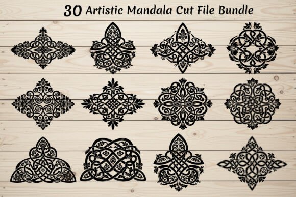 Download Artistic Mandala Cut File Bundle - Art Collection