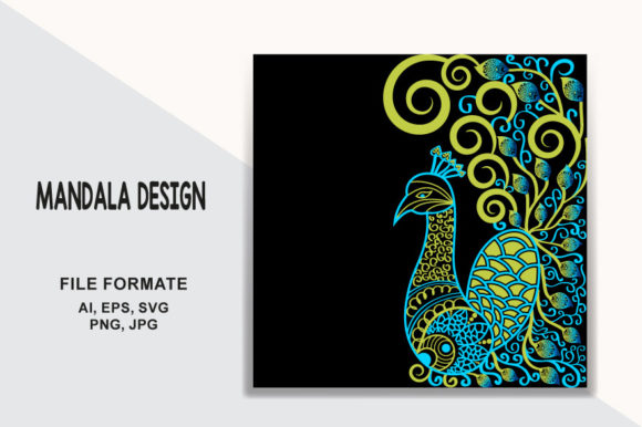 Download Artistic Mandala Peacock Animal Symbol - Art Collection