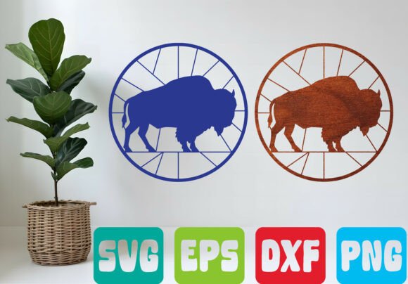 Download Bison Silhouette SVG Buffalo Mandala Art - Art Collection