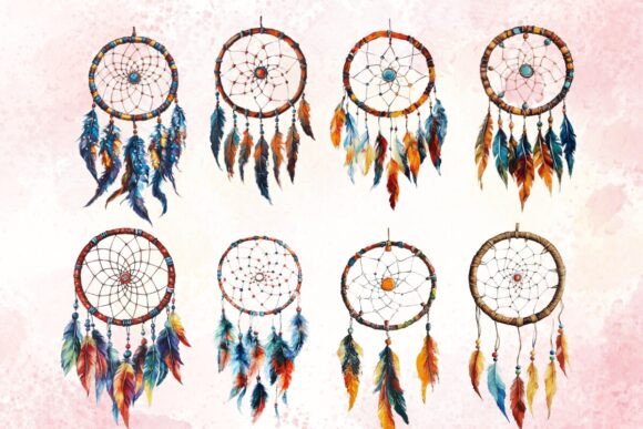 Download Watercolor Dream Catcher Clipart - Art Collection