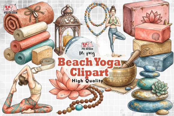 Download Beach Yoga Clipart PNG - Art Collection