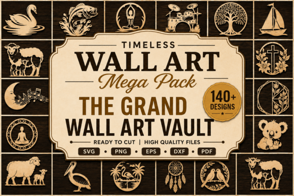 Download Timeless Wall Art Mega Pack SVG Bundle - Art Collection