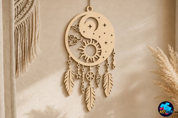 Download Boho Dreamcatcher Laser Cut Wall Art - Art Collection
