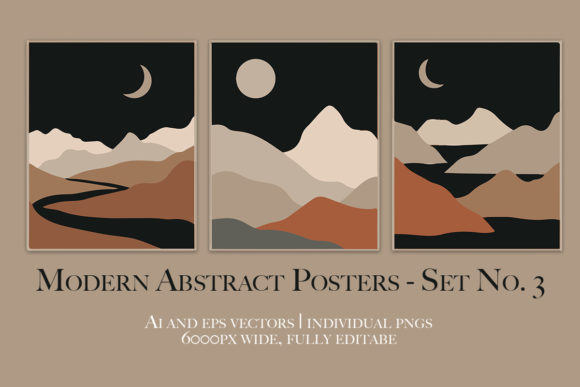 Download Abstract Modern Boho Wall Art No. 3 - Art Collection