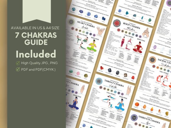 Download 7 Chakra Guide Sheets - Chakra Collection