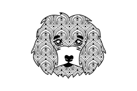 Download Golden Doodle Mandala - Premium Resources