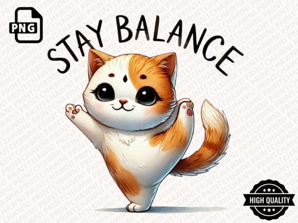 Download Funny Cat Doing Yoga Clipart PNG - Art Collection