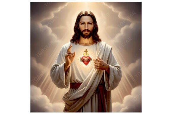 Download Sacred Heart of Jesus Catholic Clipart - Art Collection