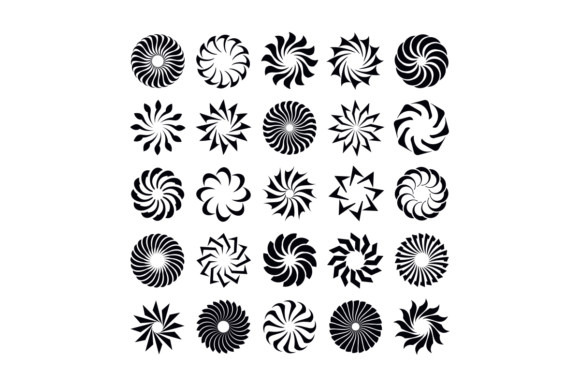 Download Abstract Radial Design Element Vector - Design element Collection
