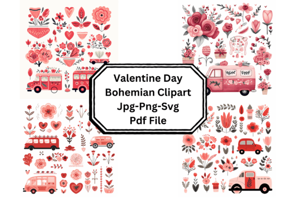 Download Valentine Day Bohemian Clipart - Art Collection