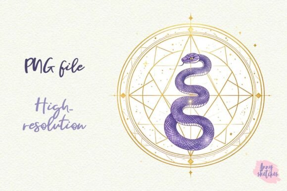 Download Serpent Snake Sacred Geometry Clipart - Art Collection