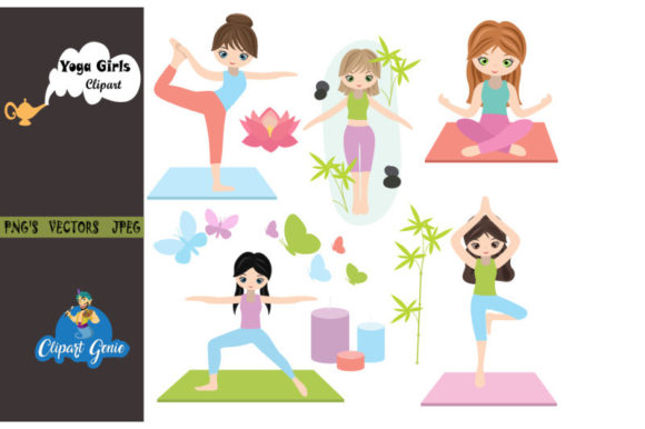 Download Yoga Clipart Bundle - Art Collection