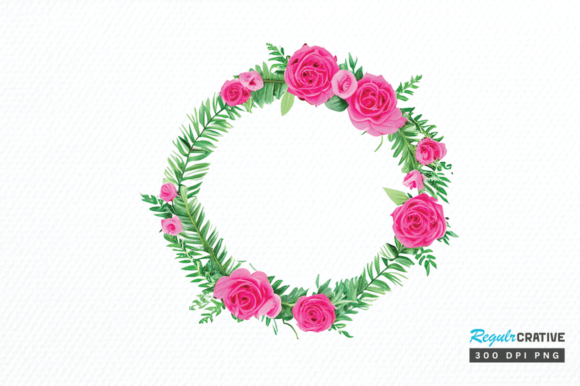 Download Watercolor Flower Round Clipart Png - Art Collection