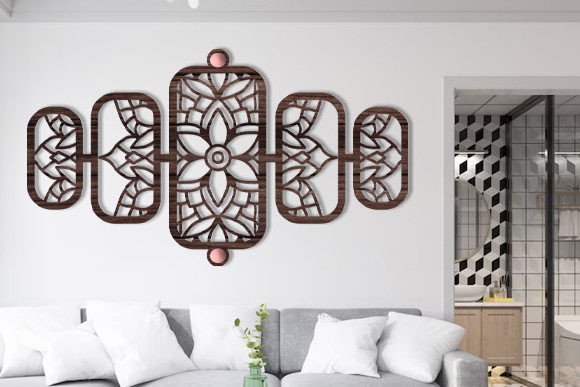 Download Laser Cut Wall Art Mandala Panel Svg - Art Collection