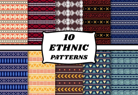 Download Ethnic Pattern Set Geometry Shape Art - Art Collection