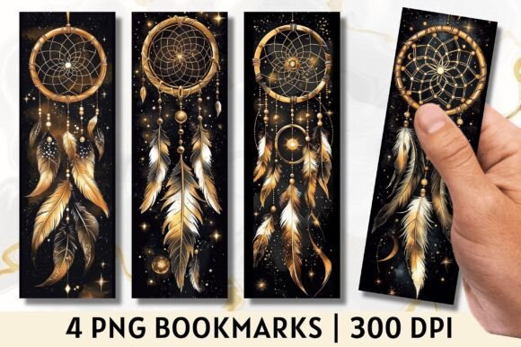 Download Whimsical Dream Catcher Art Bookmark - Art Collection