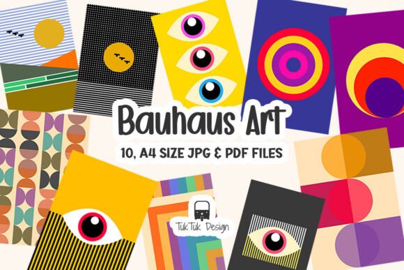 Download Bauhaus Art, Abstract Modern Poster - Art Collection