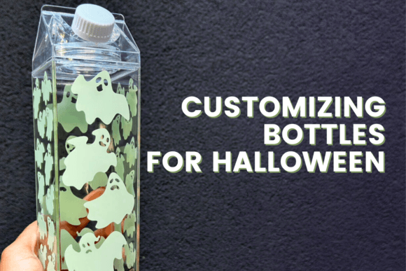 Download Customizing Milk Carton Water Bottle for Halloween with Permanent Adhesive Vinyl - Art Collection