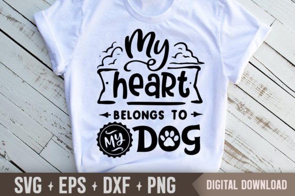 Download My Heart Belongs to My Dogs Svg - Art Collection