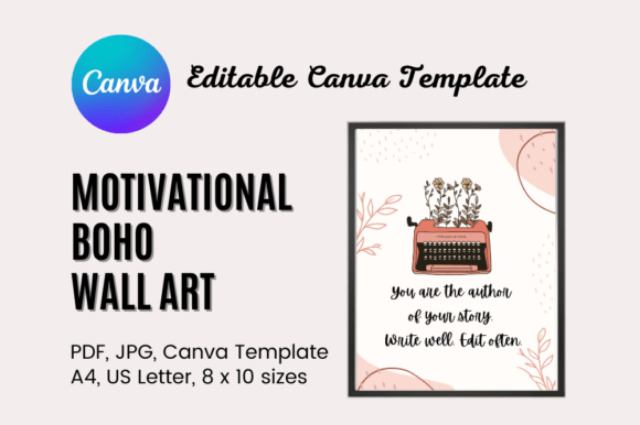 Download Wall Art Boho Decor Editable Template - Art Collection