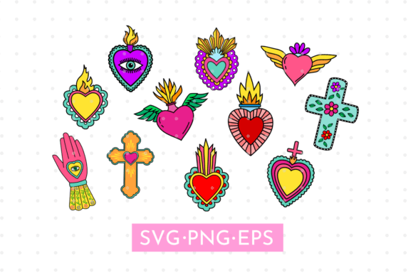 Download Sacred Heart Clipart Milagros Svg - Art Collection