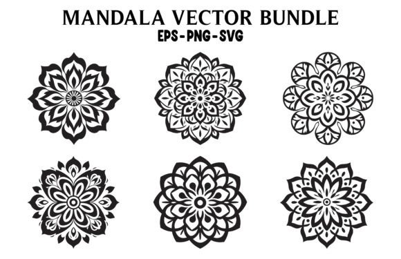 Download Vintage Abstract Mandala Clipart Bundle - Art Collection