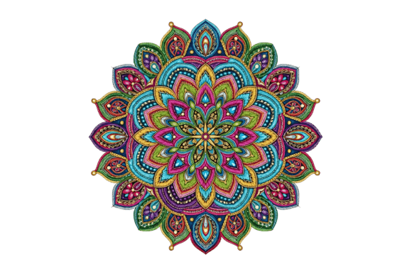 Download Vibrant Psychedelic Mandala Art - Art Collection
