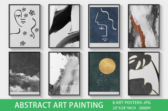 Download Nordic Abstract Art Prints, Wall Art, - Art Collection