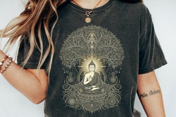 Download Golden Buddha Bodhi Tree Spiritual Art - Art Collection