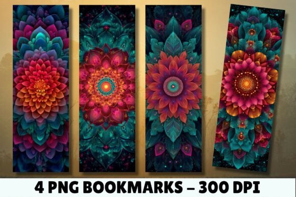 Download Mystic Lotus Spiritual Art Bookmark - Art Collection