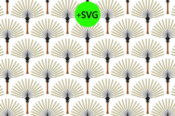 Download Bohemian Art Deco Fans Traveler's Palm - Art Collection