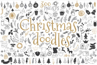 Download Christmas Doodle Icon and Design Element - Design element Collection