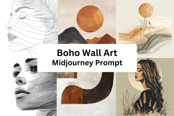 Download Prompt for Boho Wall Art - Art Collection