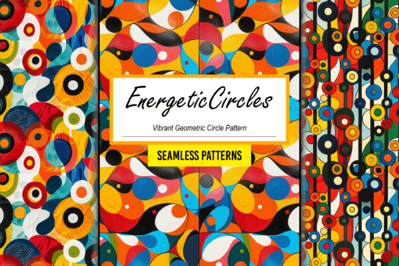 Download Vibrant Geometric Circle Pattern Artwork - Art Collection