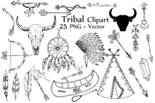 Download Tribal Clipart, TRIBAL CLIP ART, Doodle Clipart Dream Catcher Clipart - Art Collection