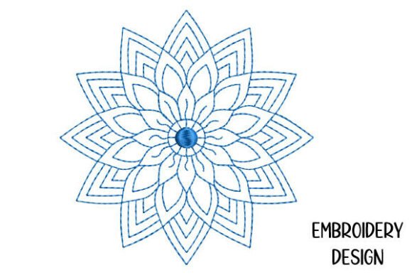 Download Mandala Line Art Redwork - Art Collection